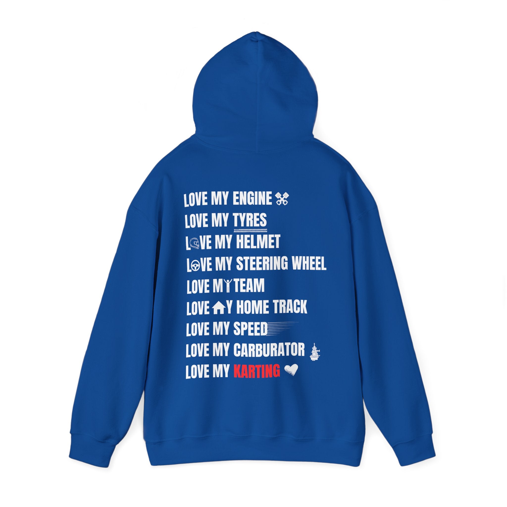 Love my Karting Hoodie - The Karting Shop