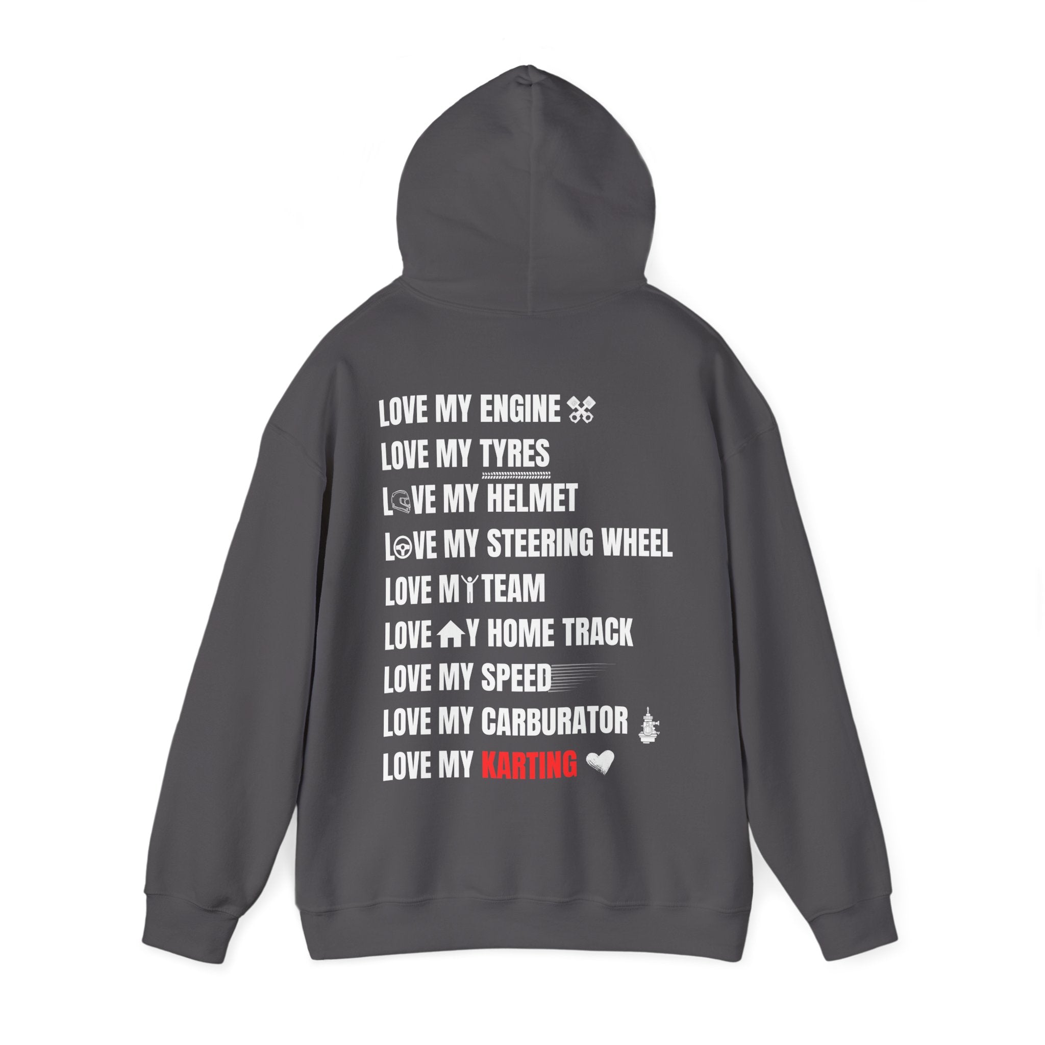 Love my Karting Hoodie - The Karting Shop