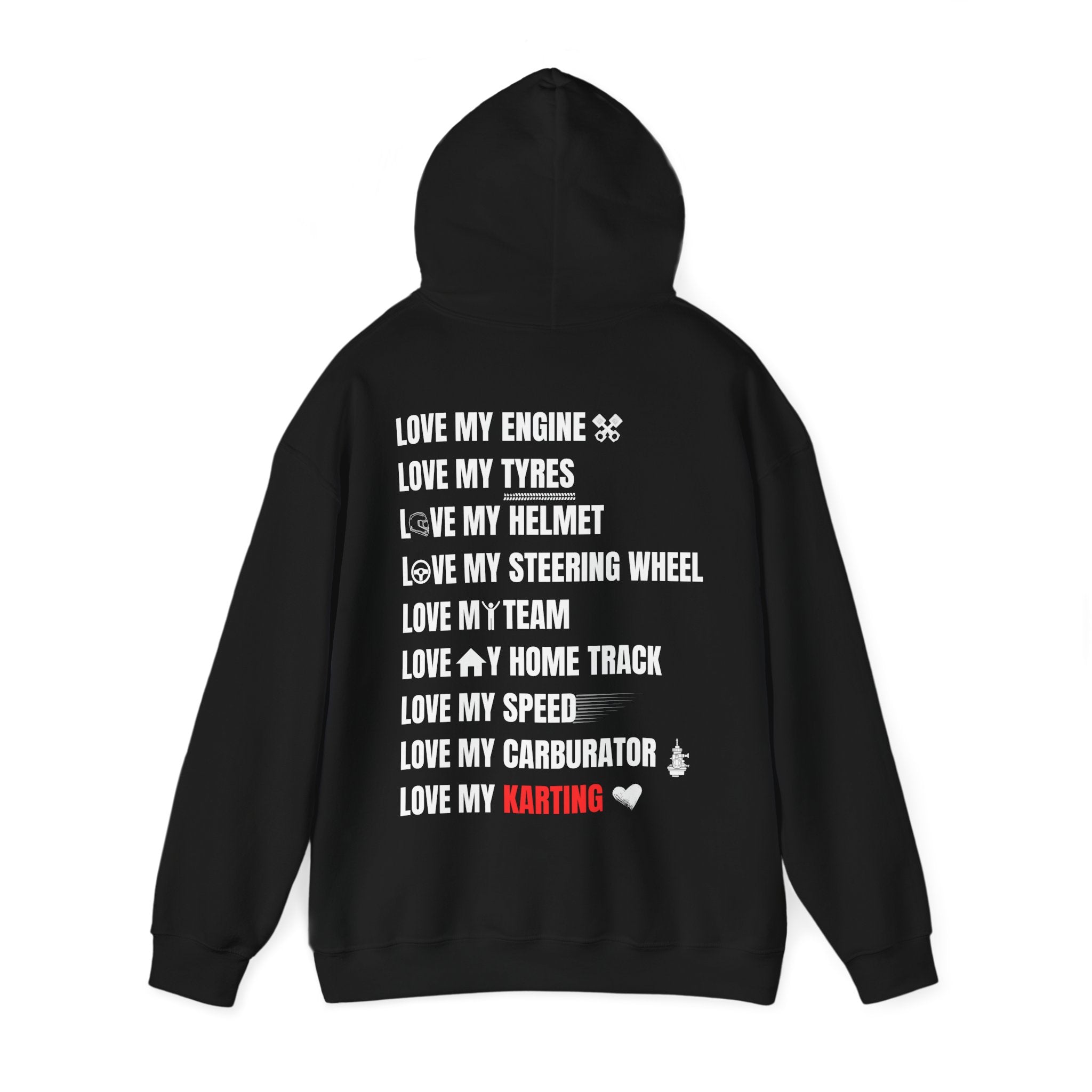 Love my Karting Hoodie - The Karting Shop