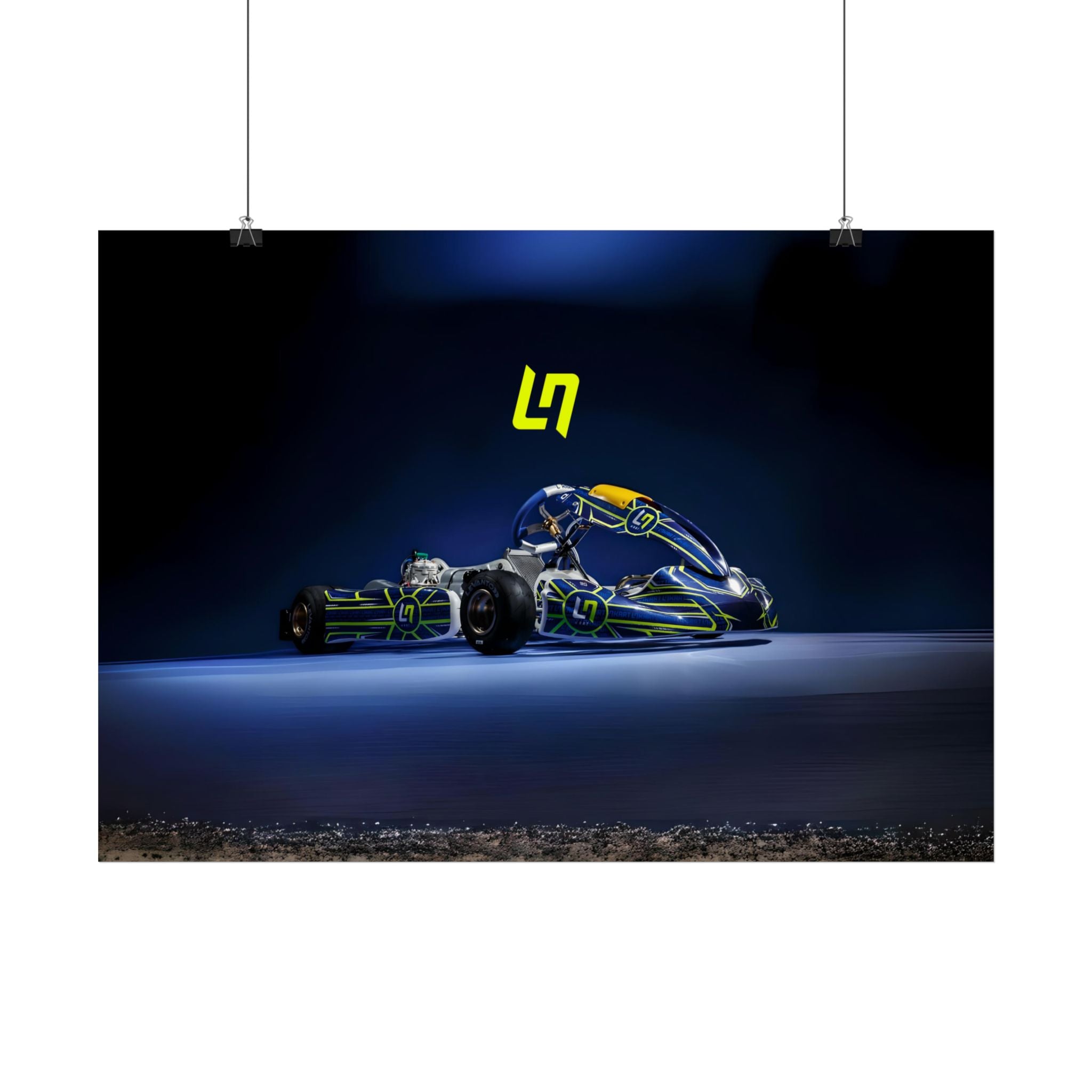 LN Kart Moon Poster