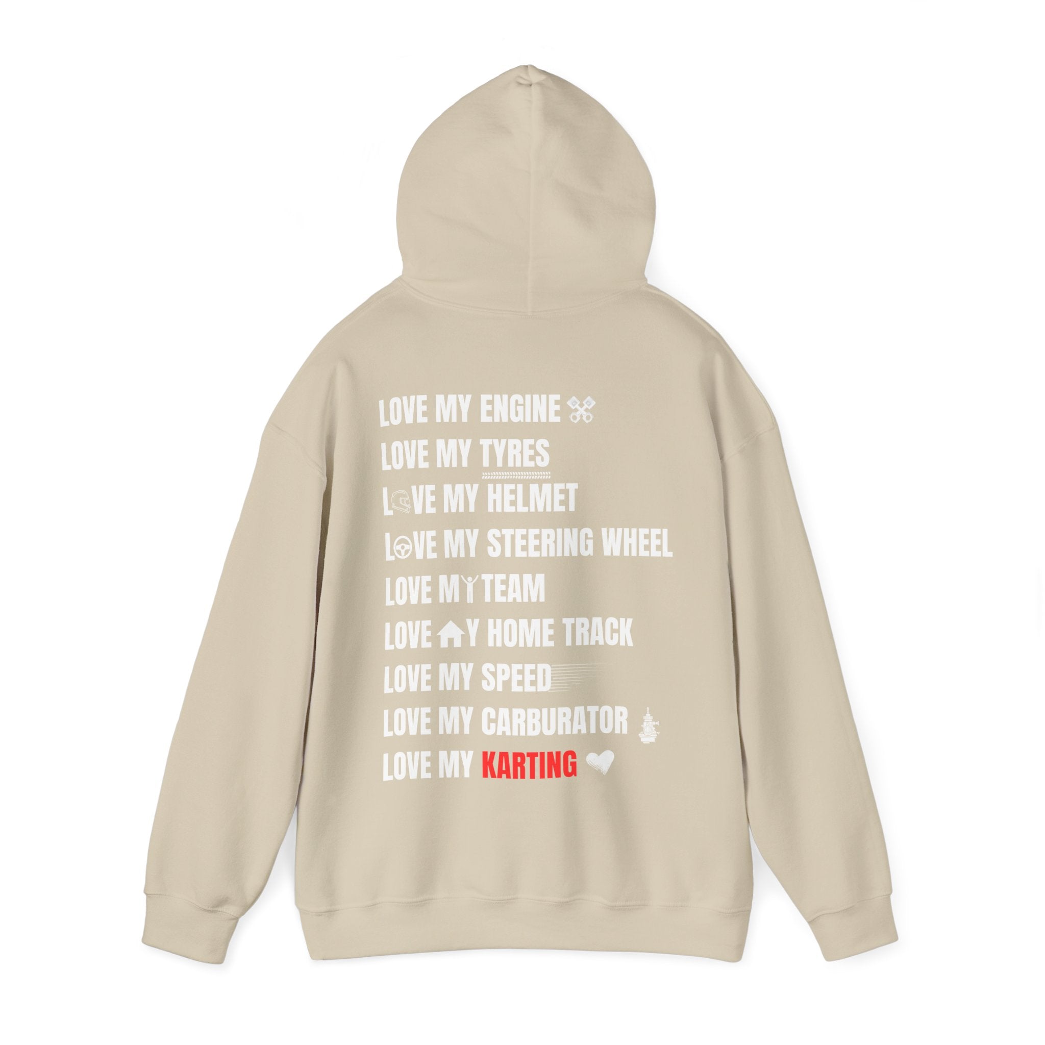 Love my Karting Hoodie - The Karting Shop