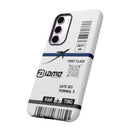 Iame Boarding Pass Phone Case