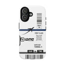 Iame Boarding Pass Phone Case
