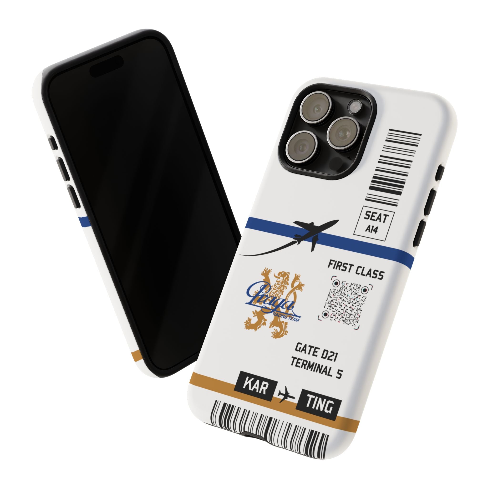 Praga Boarding Pass Phone Case