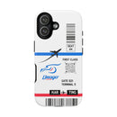Drago Corse Boarding Pass Phone case