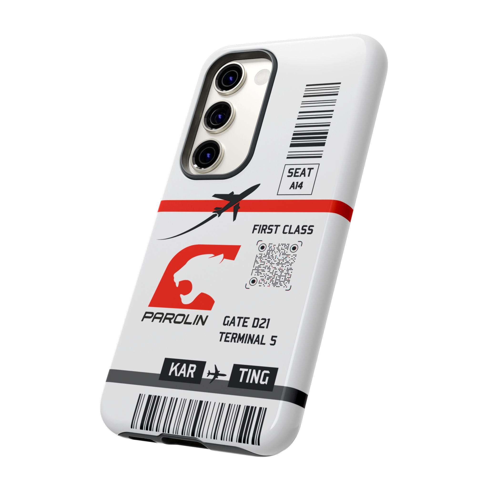 Parolin Boarding Pass Phone Case