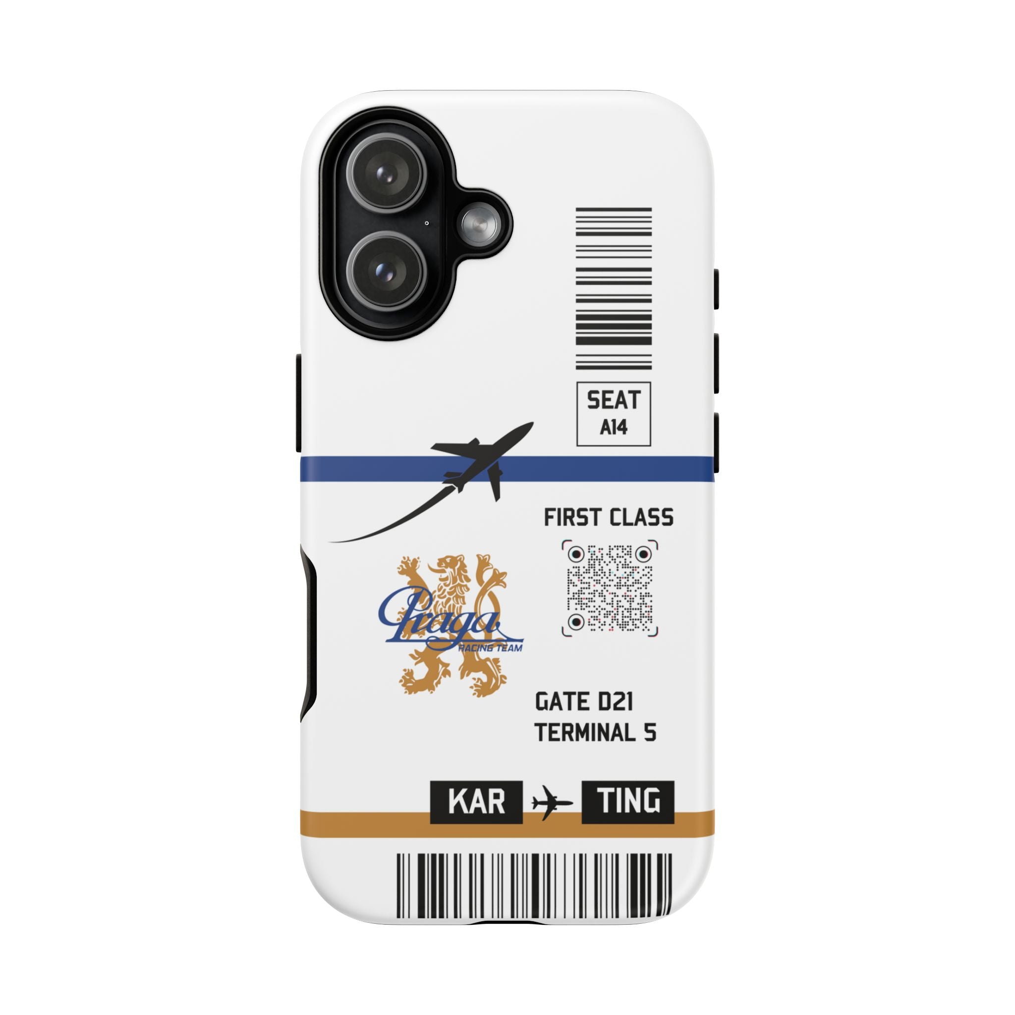 Praga Boarding Pass Phone Case