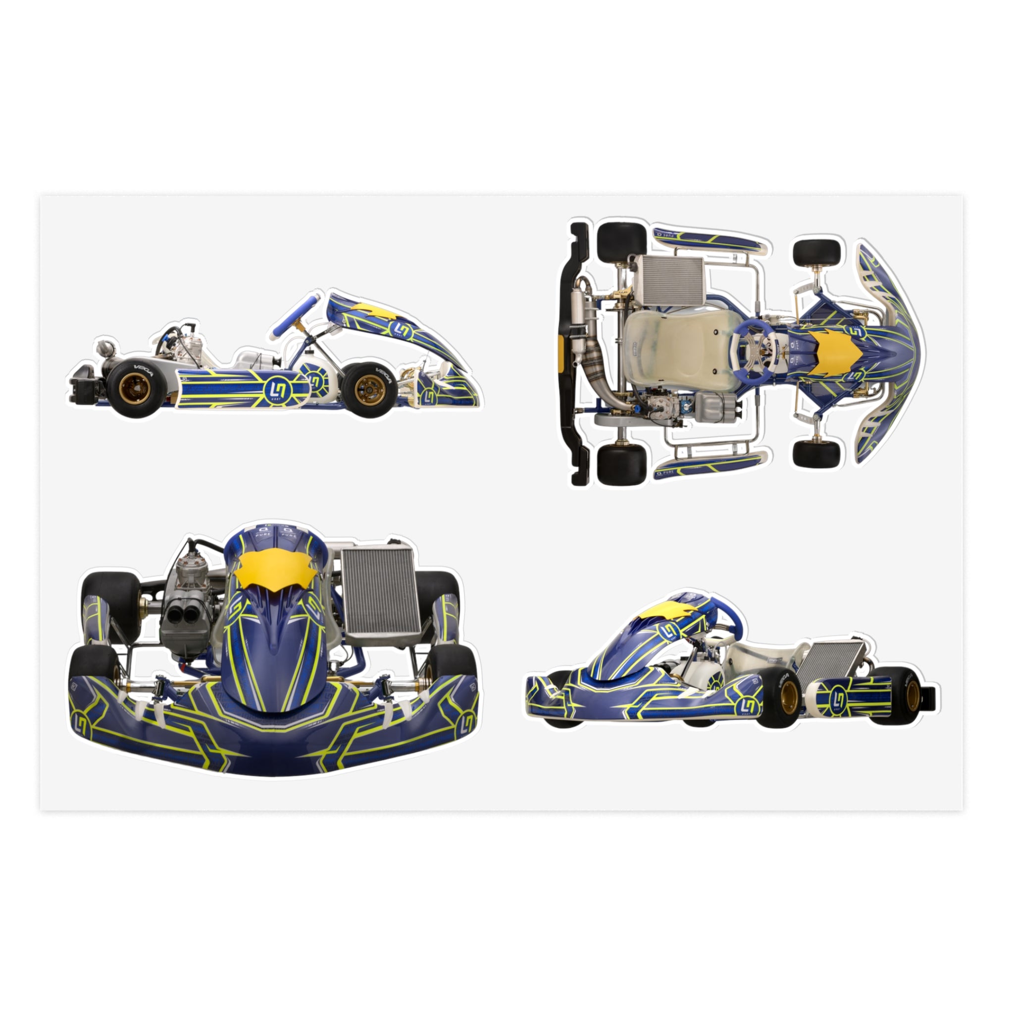LN KART レーシングカートステッカー LN KART レーシングカートステッカー LN Bodywork Stickers