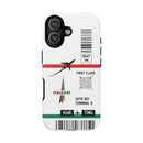 Italkart Boarding Pass Phone case