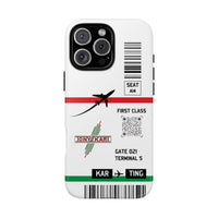 Tony Kart Boarding Pass Phone Case