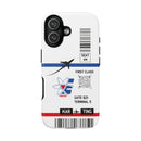 Energy Boarding Pass Phone Case