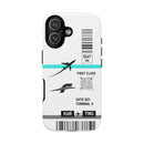 Formula K Boarding Pass Phone Case