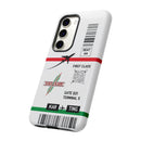 Tony Kart Boarding Pass Phone Case