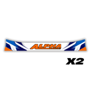 Alpha Visor Stickers [x2]