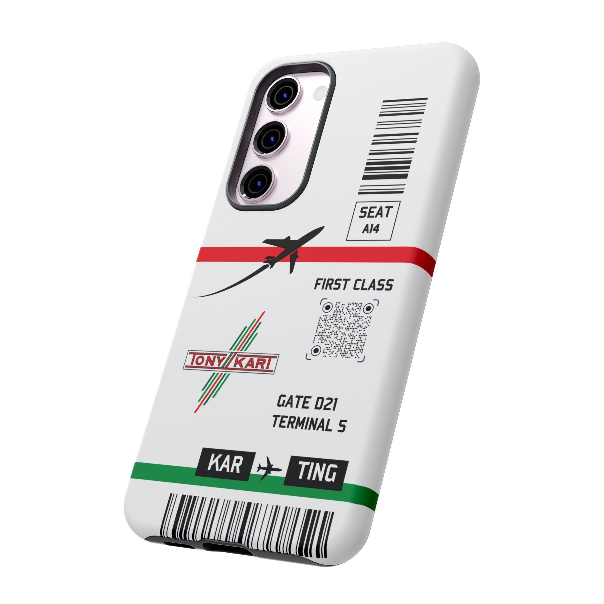 Tony Kart Boarding Pass Phone Case