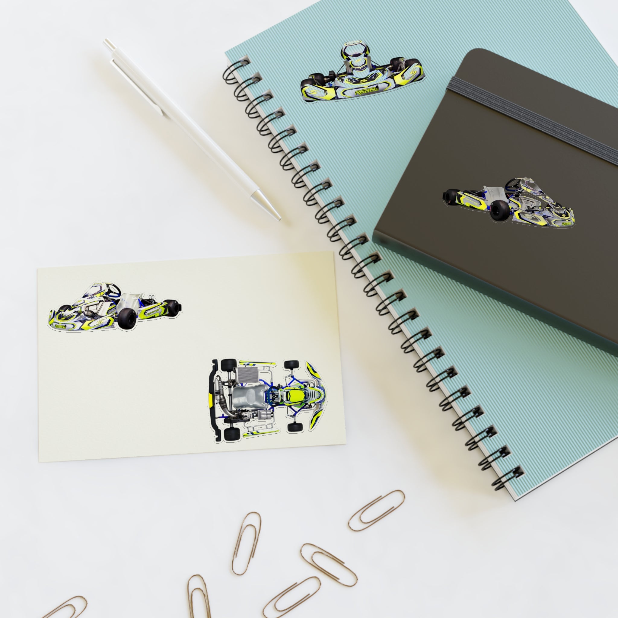Synergy Go-Kart Stickers [X4]