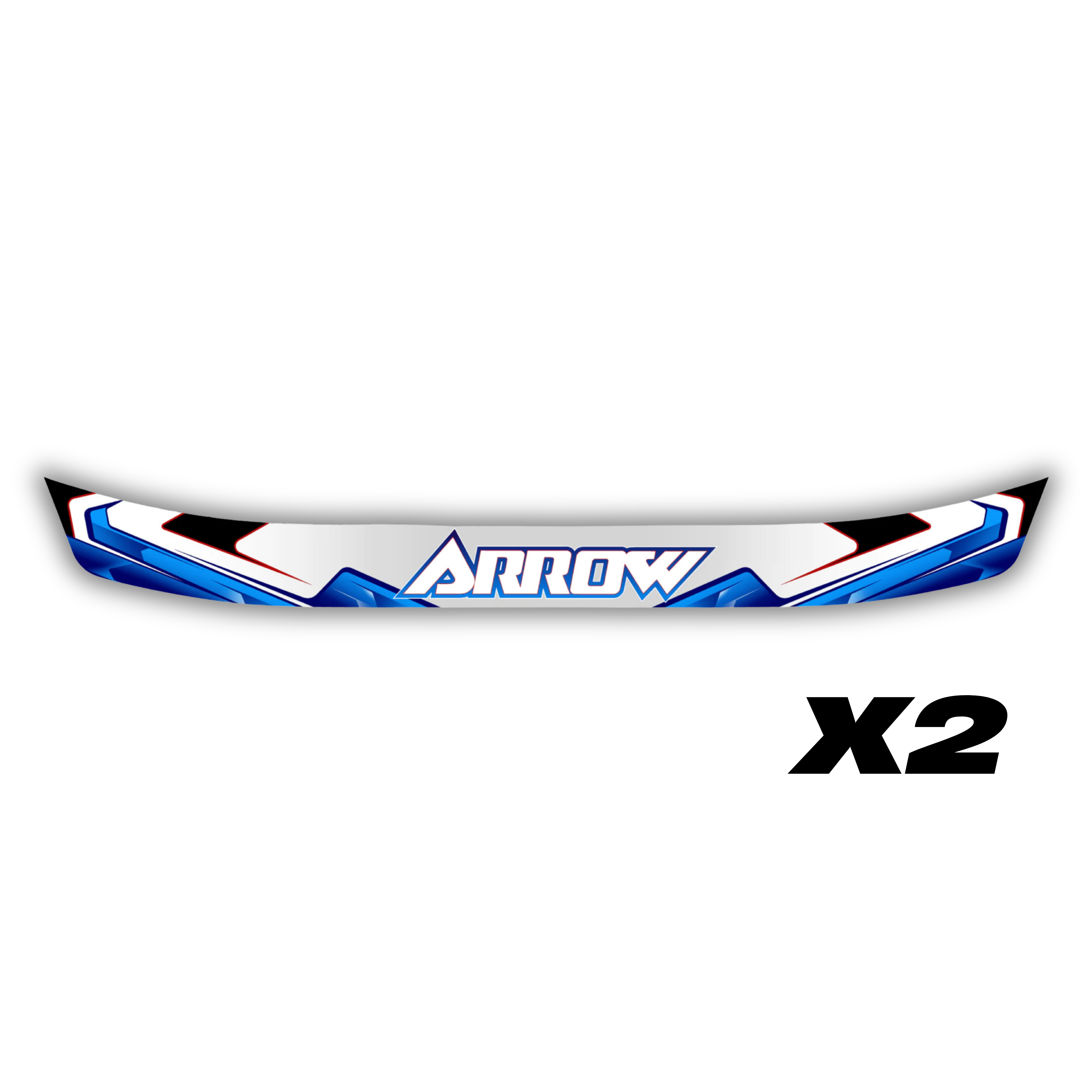 Arrow Visor Stickers [x2]
