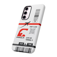 Parolin Boarding Pass Phone Case