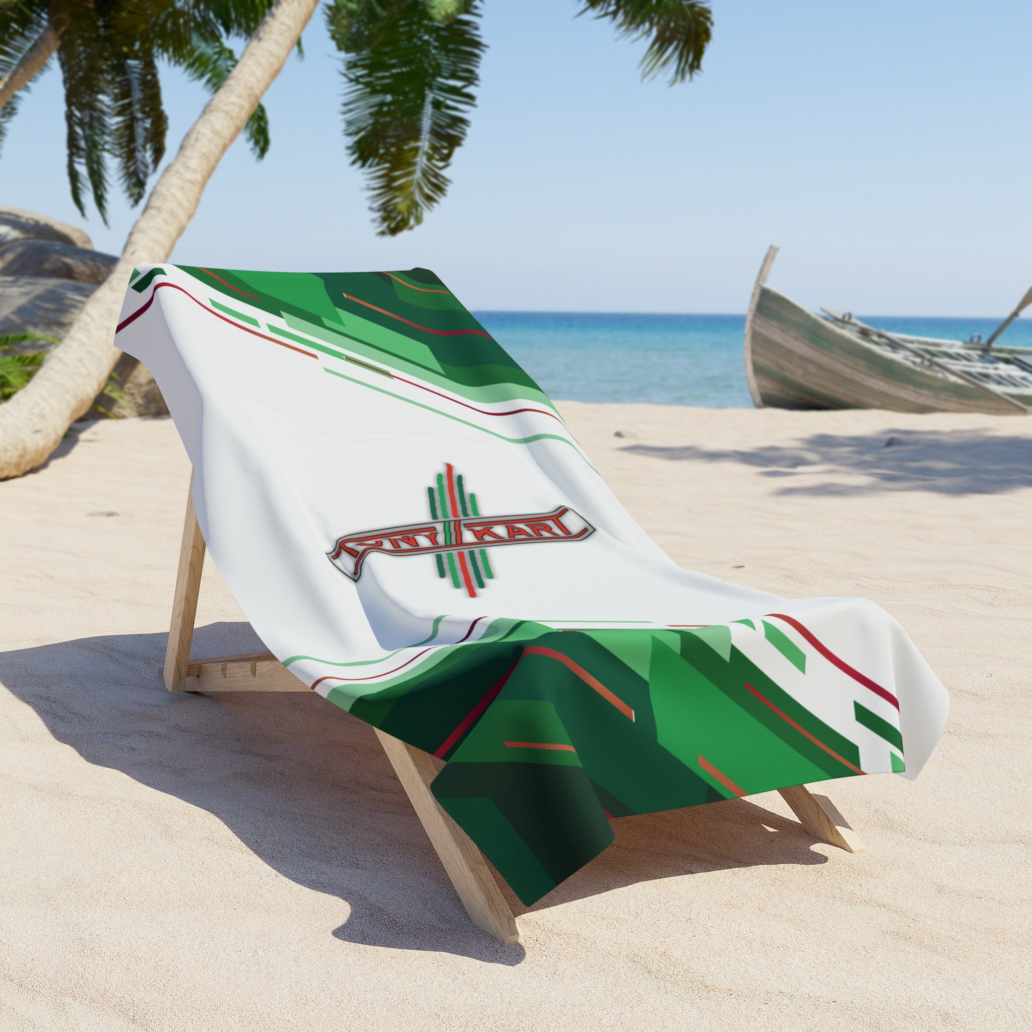 Tony kart Beach Towel