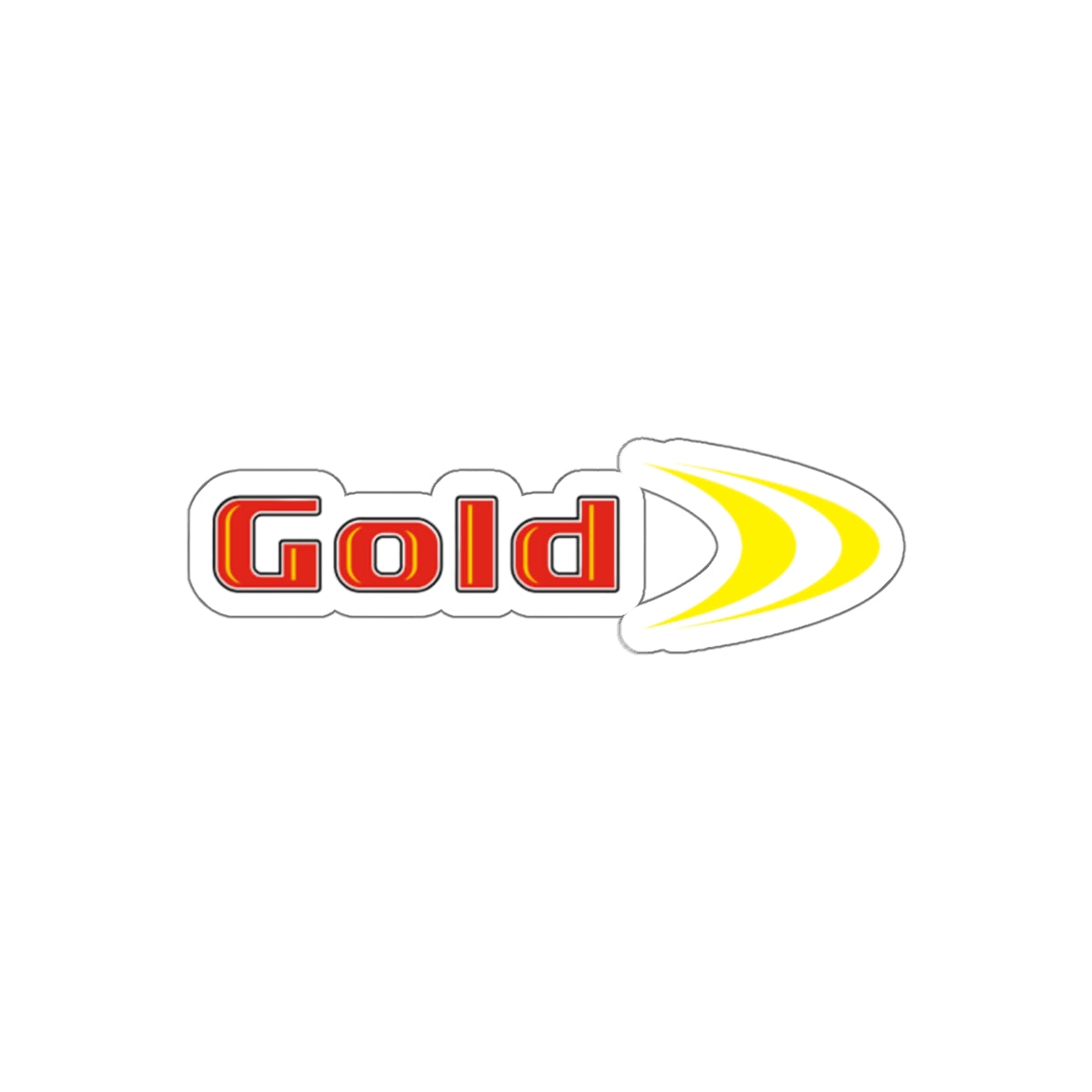 Gold kart Sticker