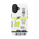 LN Kart Boarding Pass Phone Case