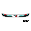 Formula K Visor Stickers [x2]