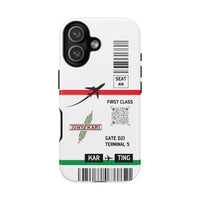 Tony Kart Boarding Pass Phone Case