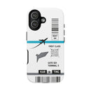 Falcon Boarding Pass Phone Case
