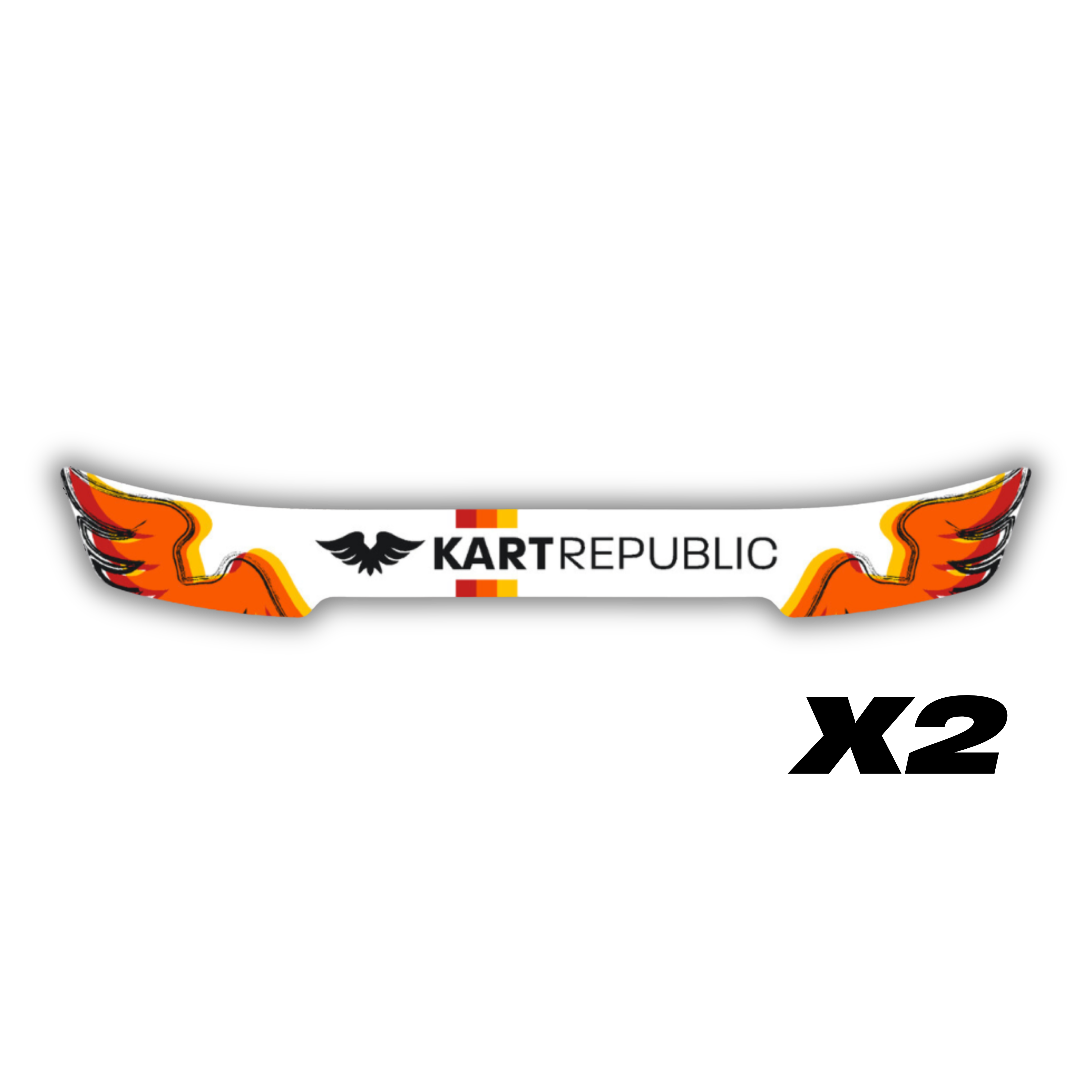 Kart Republic Visor Stickers [x2]