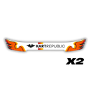Kart Republic Visor Stickers [x2]