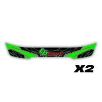 TB Kart Visor Stickers [x2]