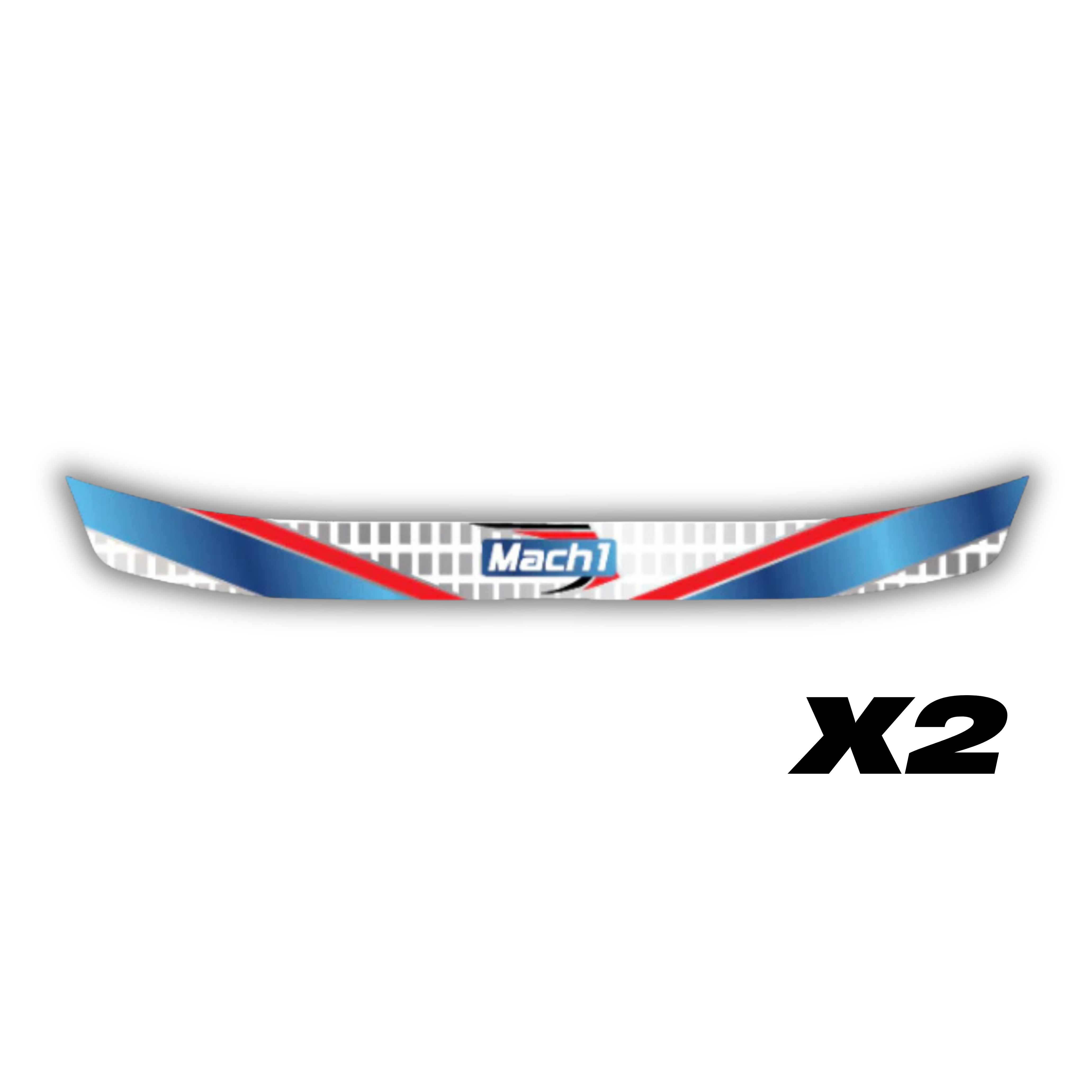 Mach 1 Visor Stickers [x2]