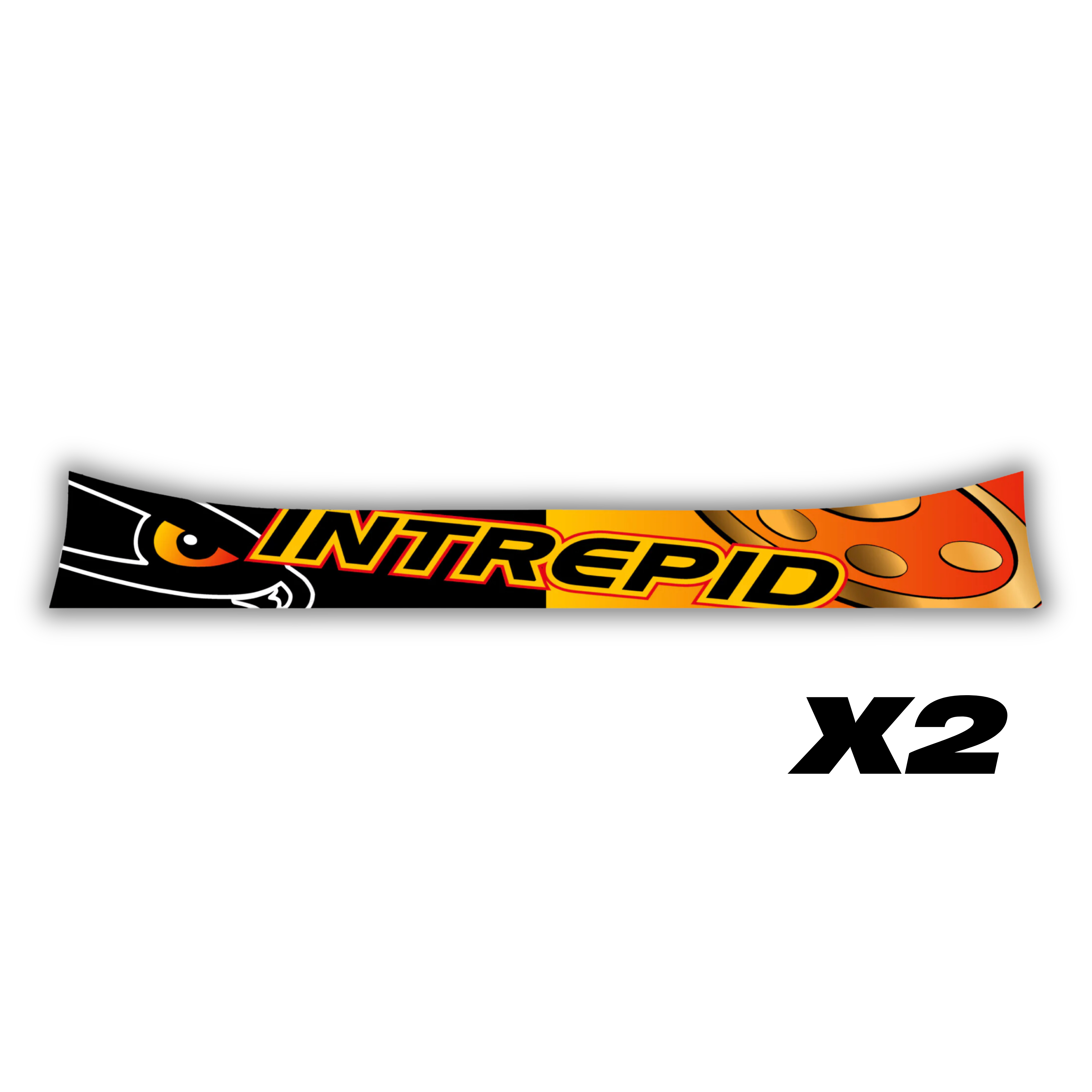 Intrepid Visor Stickers [x2]