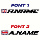 Custom Name Stickers‎ [x4]