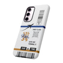 Praga Boarding Pass Phone Case