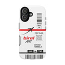 Birel-Art Boarding Pass Phone Case