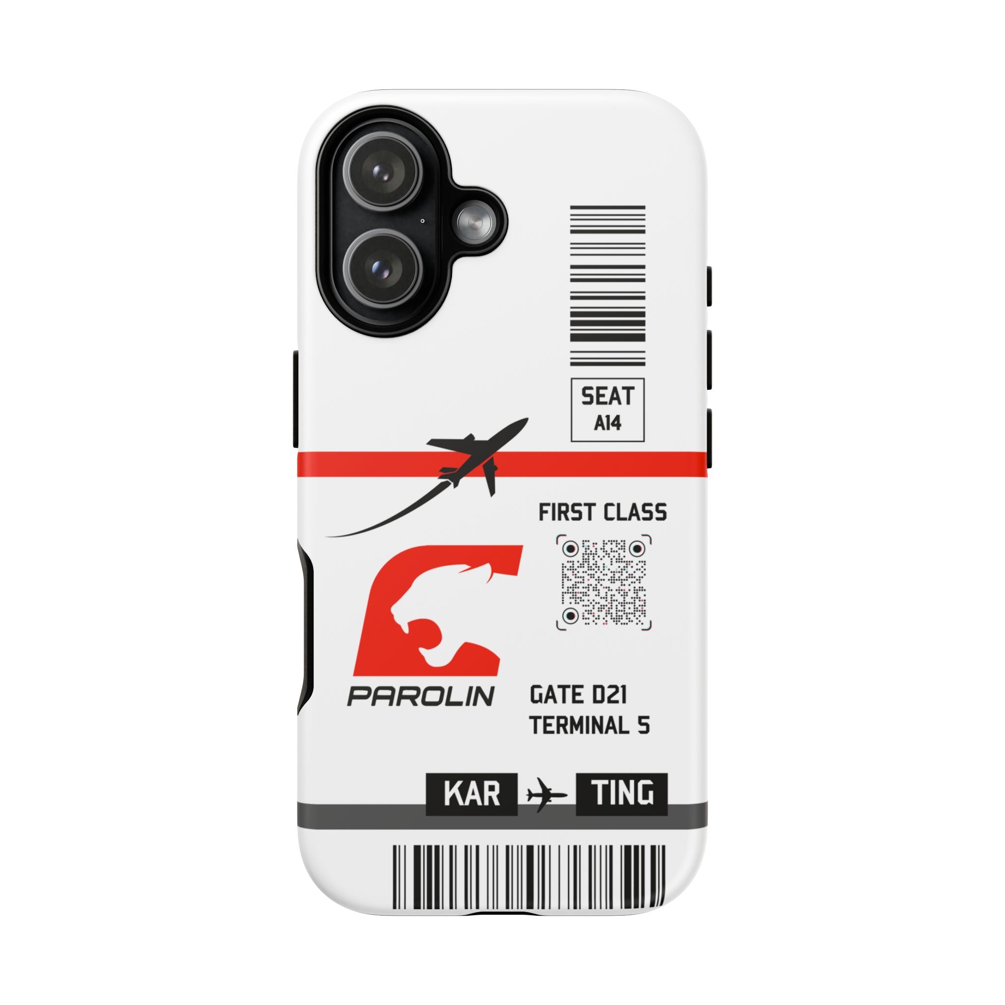 Parolin Boarding Pass Phone Case
