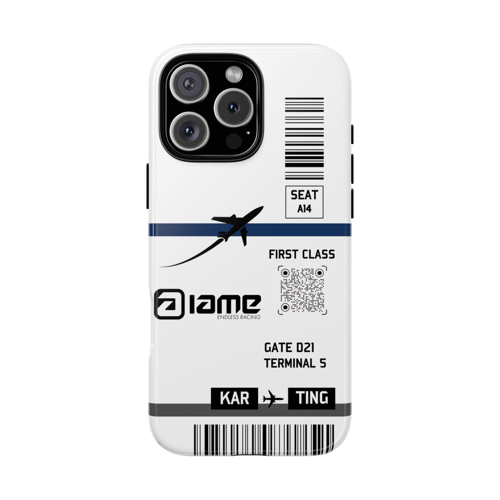 Iame Boarding Pass Phone Case