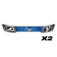 Praga Visor Stickers [x2]