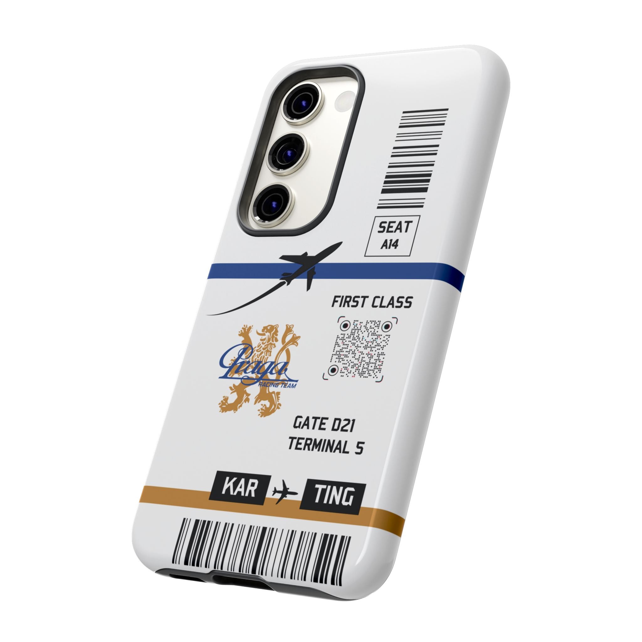 Praga Boarding Pass Phone Case