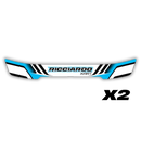 Ricciardo Kart Visor Stickers [x2]