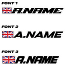 Custom Name Stickers‎ [x4]