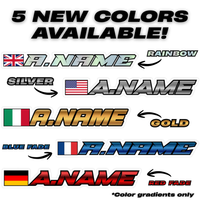 Custom Name Stickers‎ [x4]