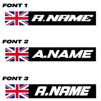 Custom Name Stickers‎ [x4] (Rectangular shape)
