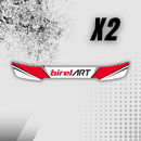 Birel-Art Visor Stickers (x2)