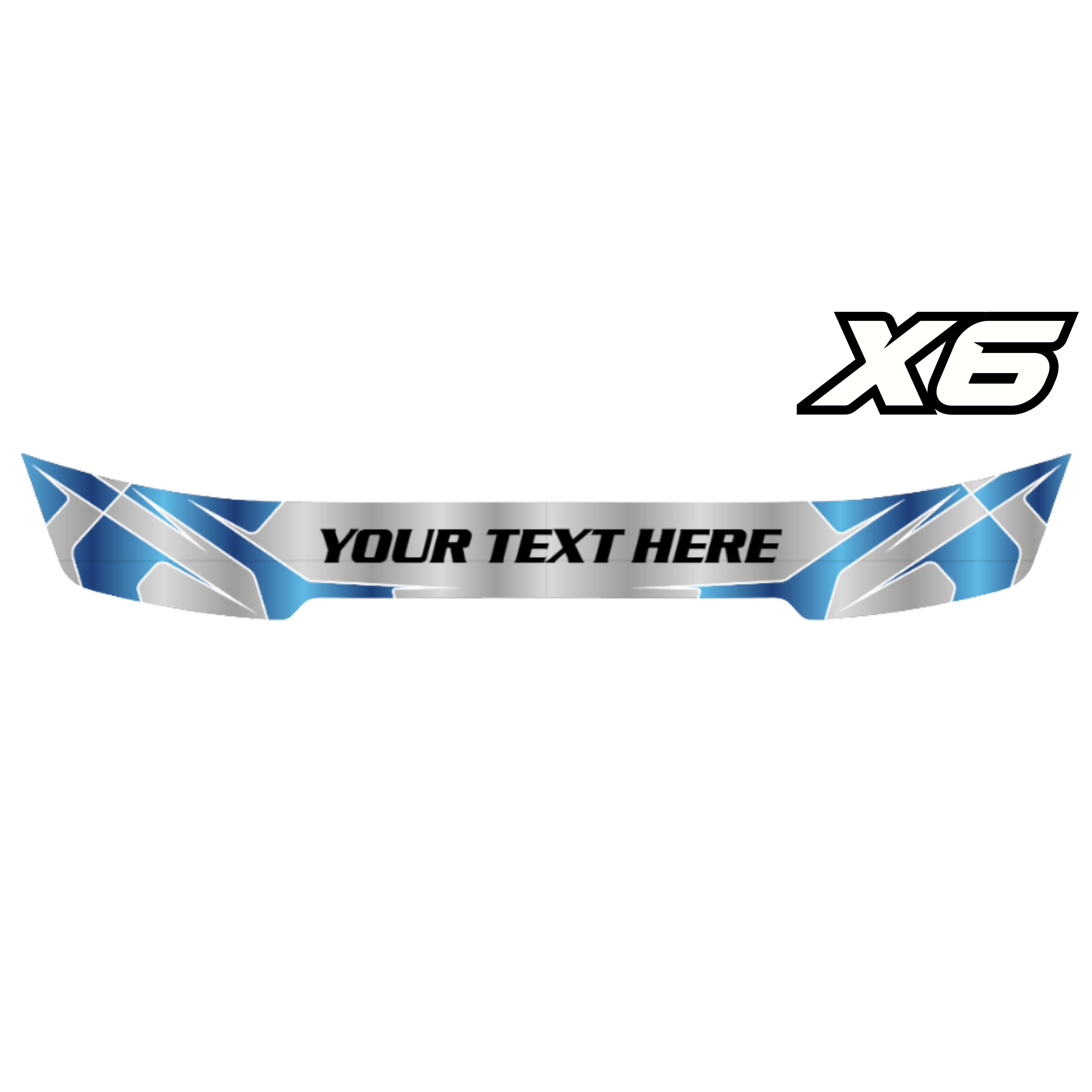 Custom Visor Stickers [x6]