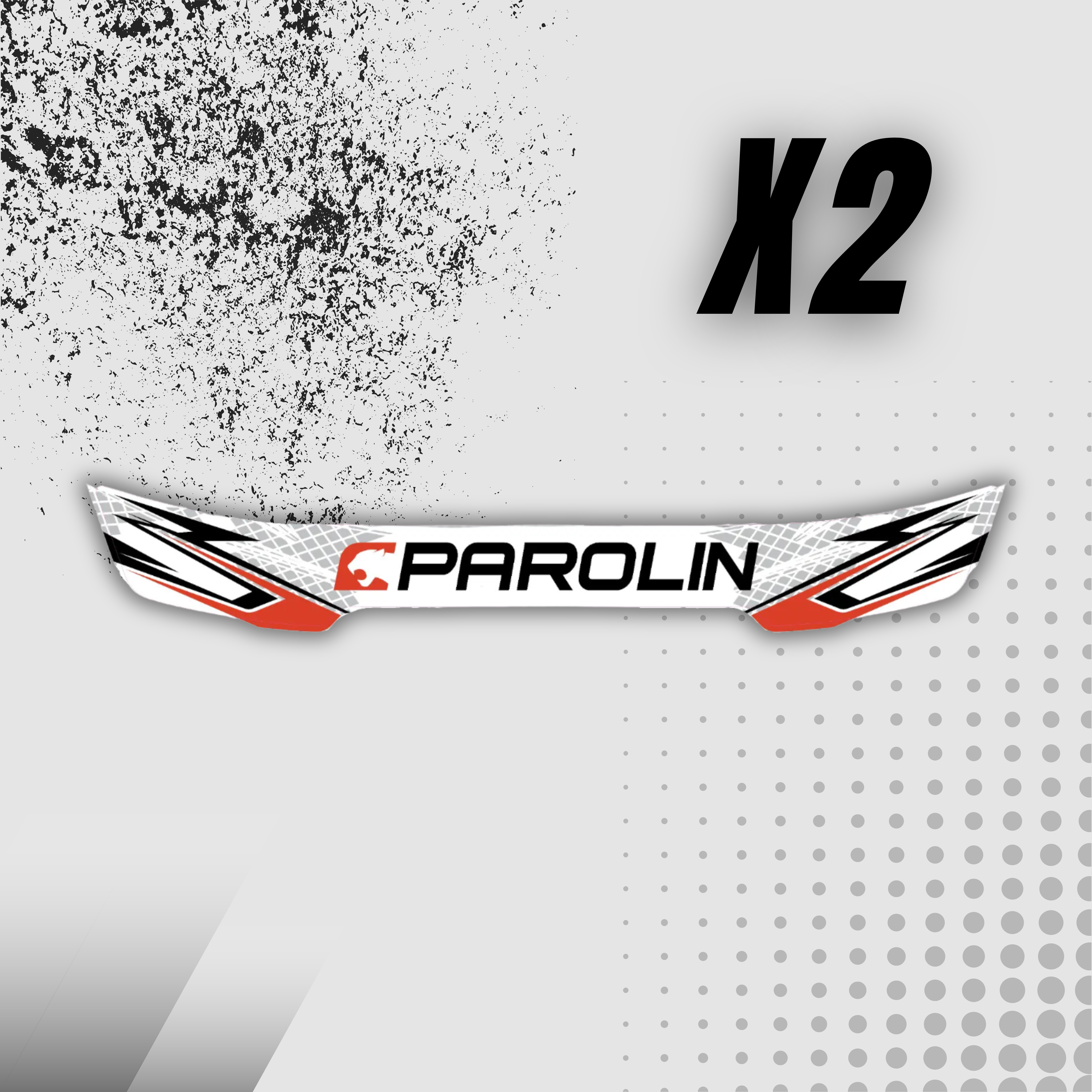 Parolin Visor Stickers (x2)